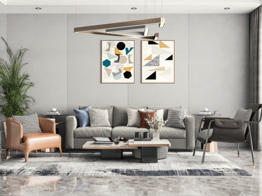 thi công nội thất phòng khách - nội thất passion