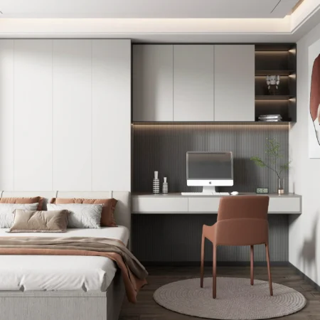 Thi Công nội thất Phòng ngủ căn hộ - Nội Thất Passion