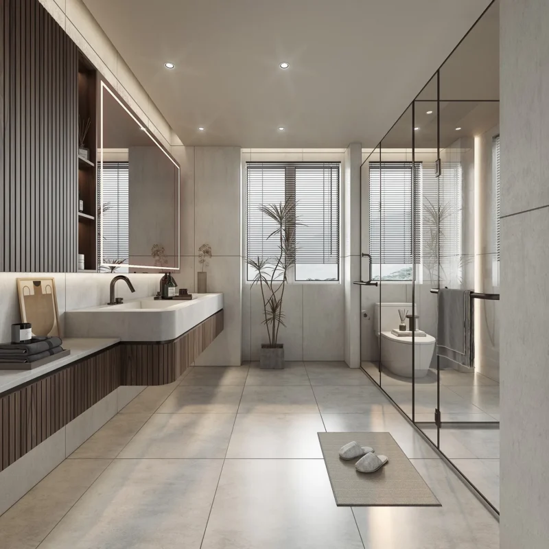 Thiết Kế Phòng Tắm Căn Hộ