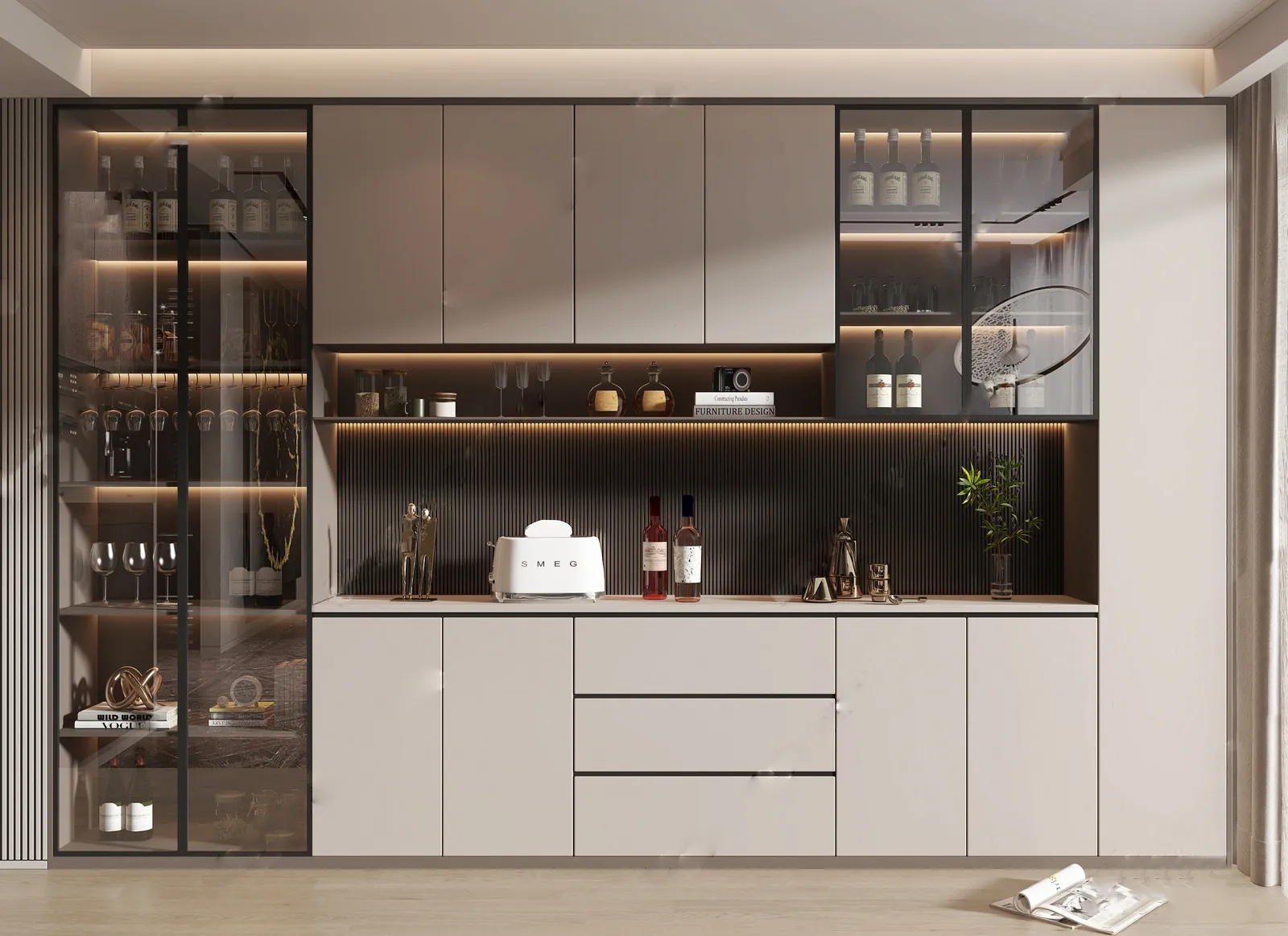 Thi công Tủ Rượu